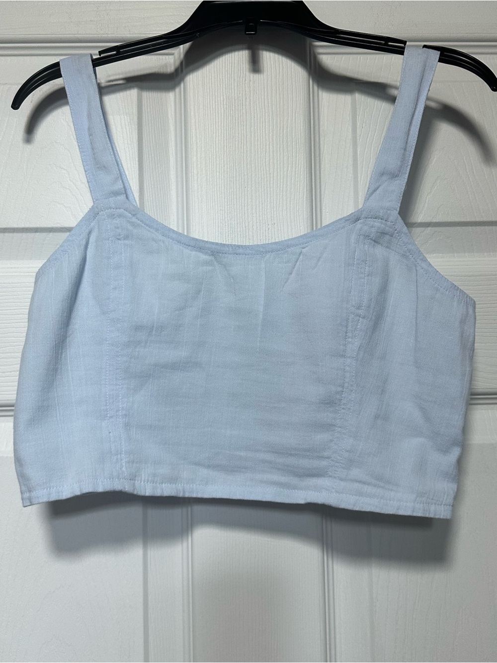 aerie Soft Light Blue Cropped Tank NWOT